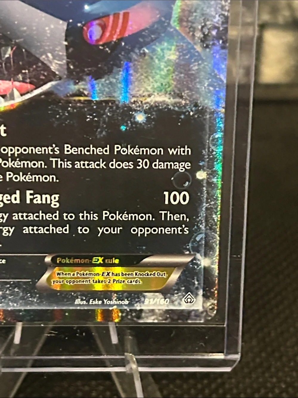 Pokemon holographic sharpedo